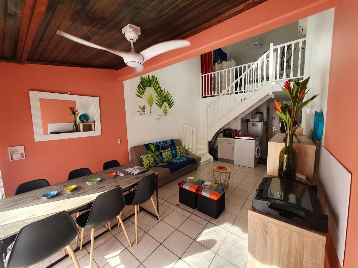 Appartement Ker-Eol Residence Canouan Sainte-Anne Avec Piscine 外观 照片